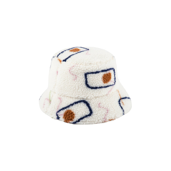 Me ?Free people-Lack Of Color Uno Teddy Bucket Hat Teddy Bucket Hat (Uno Design) | Lack of Color main image 2